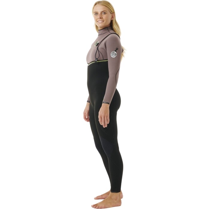 2024 Rip Curl Womens E-Bomb 3/2mm Zip Free Wetsuit 14MWFS - Eggplant